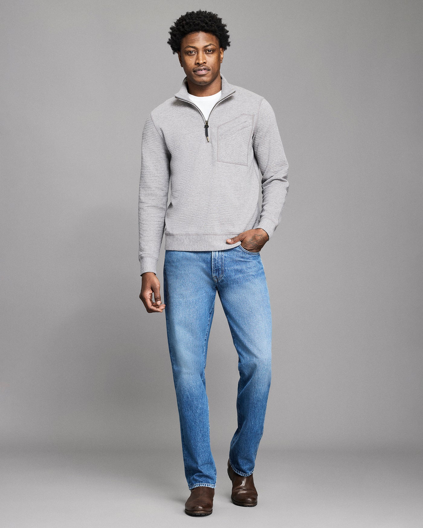 Model is 6'2" wearing size medium.