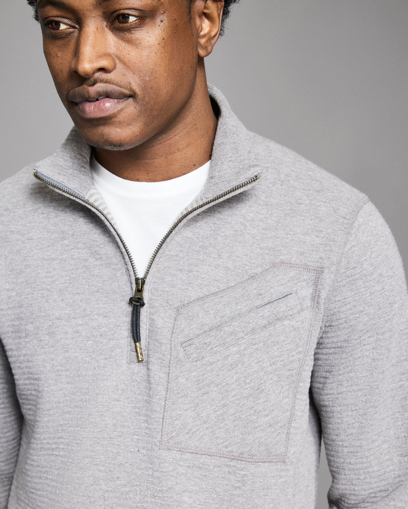 Quilted Half Zip