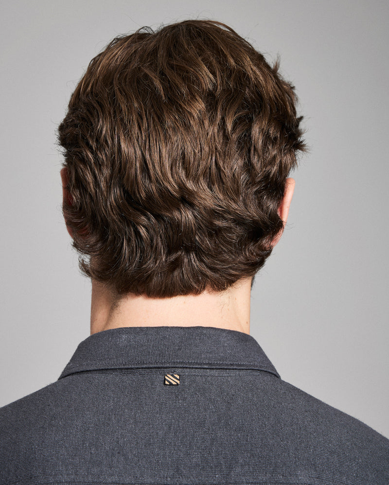 Short Sleeve Hemp Cotton Knit Shirt