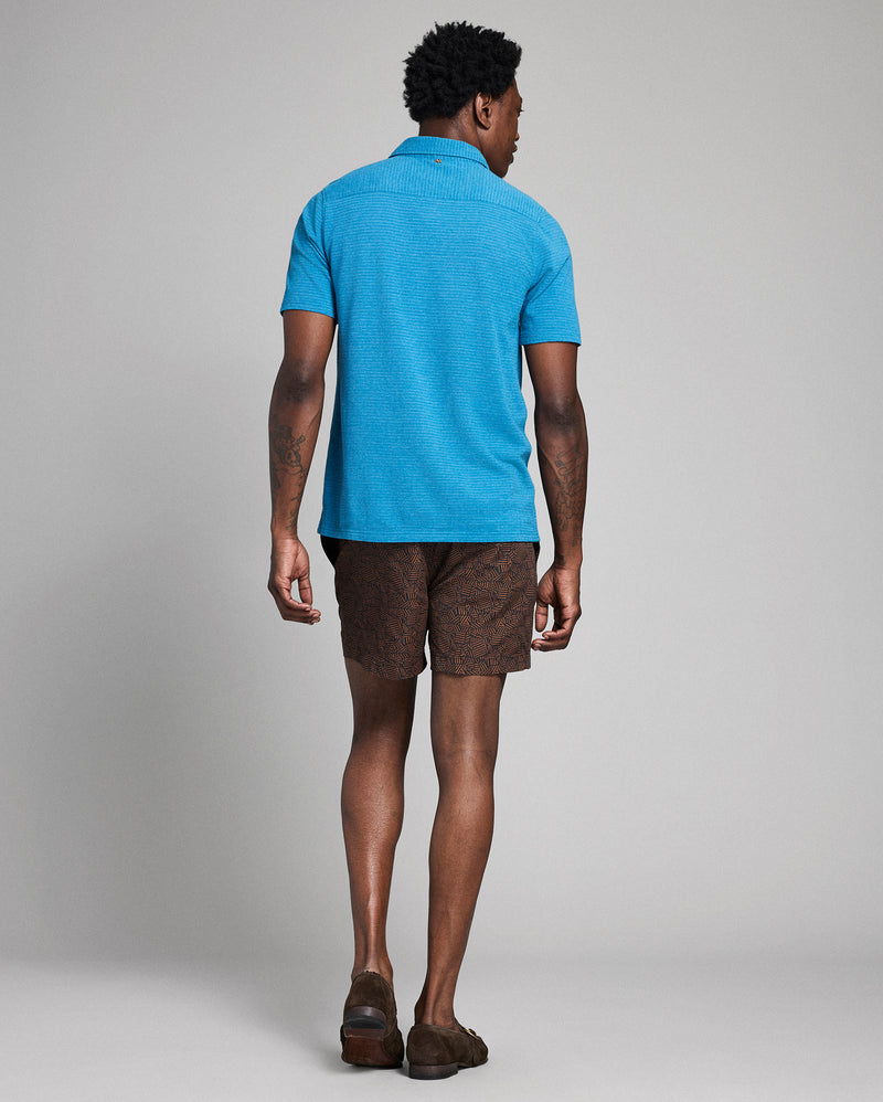 Short Sleeve Textured Treme Knit Shirt