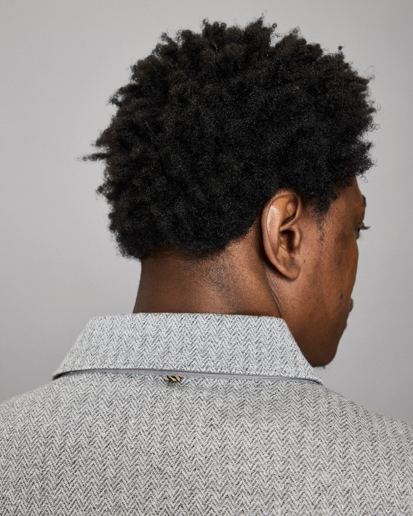 Numajiri Herringbone Shirt Jacket