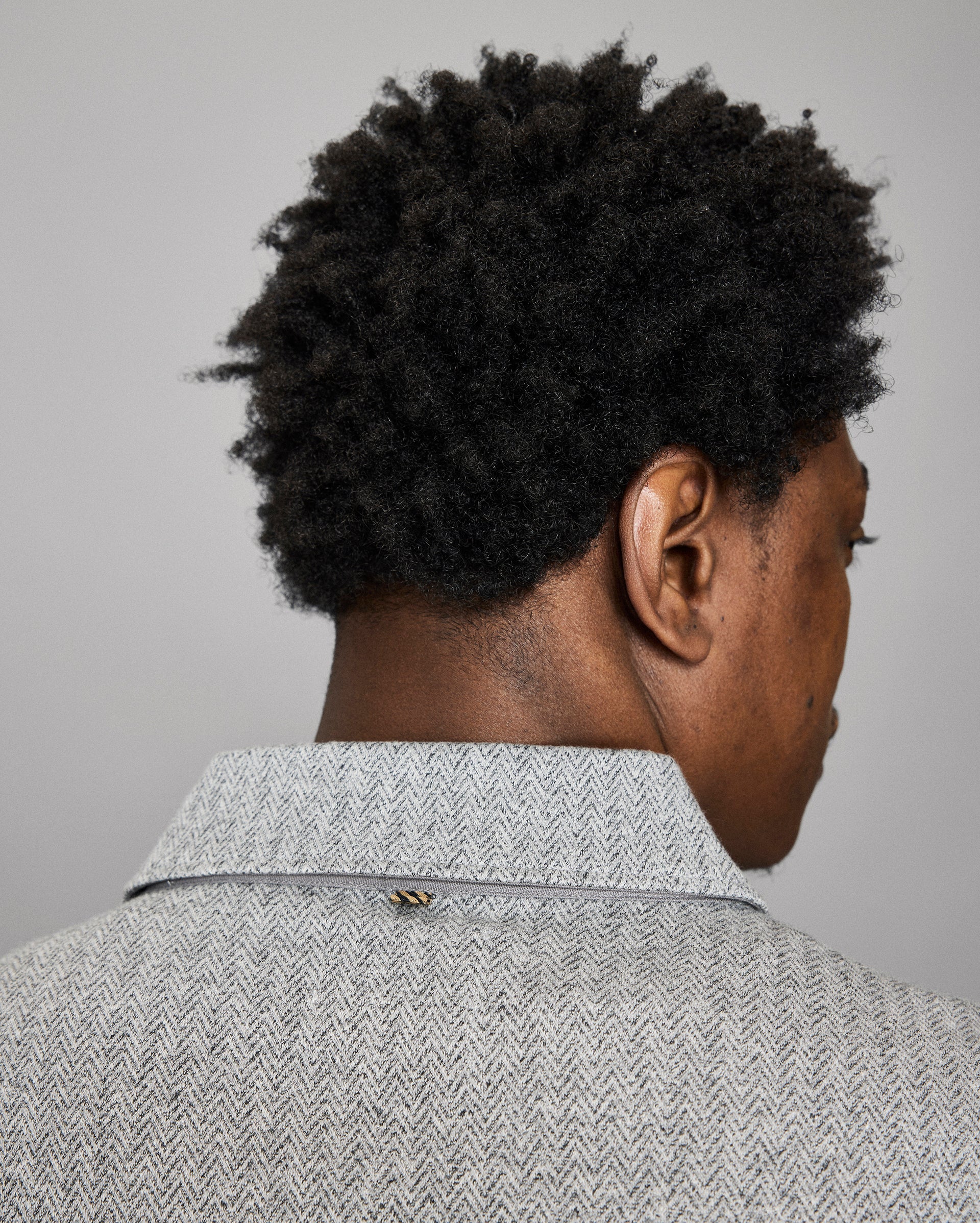 Numajiri Herringbone Shirt Jacket