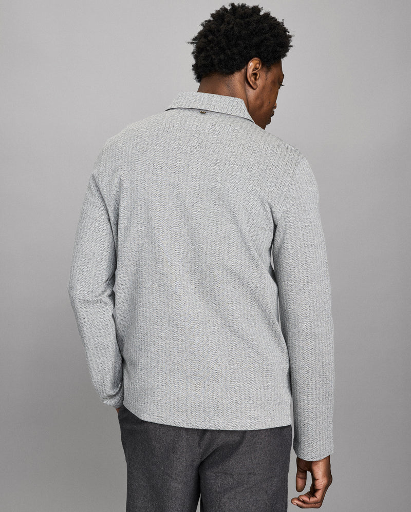 Numajiri Herringbone Shirt Jacket