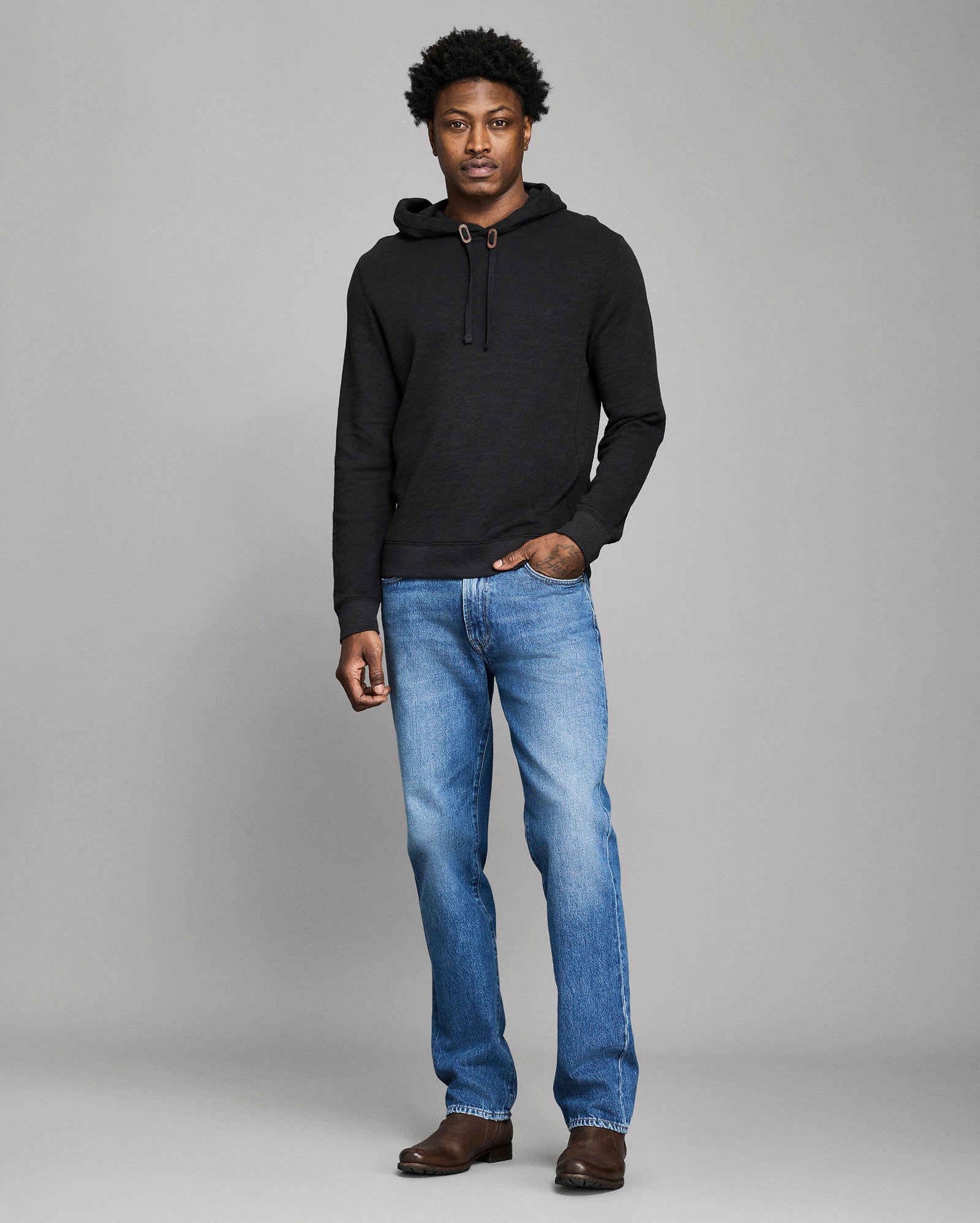 French Terry Hoodie Pullover