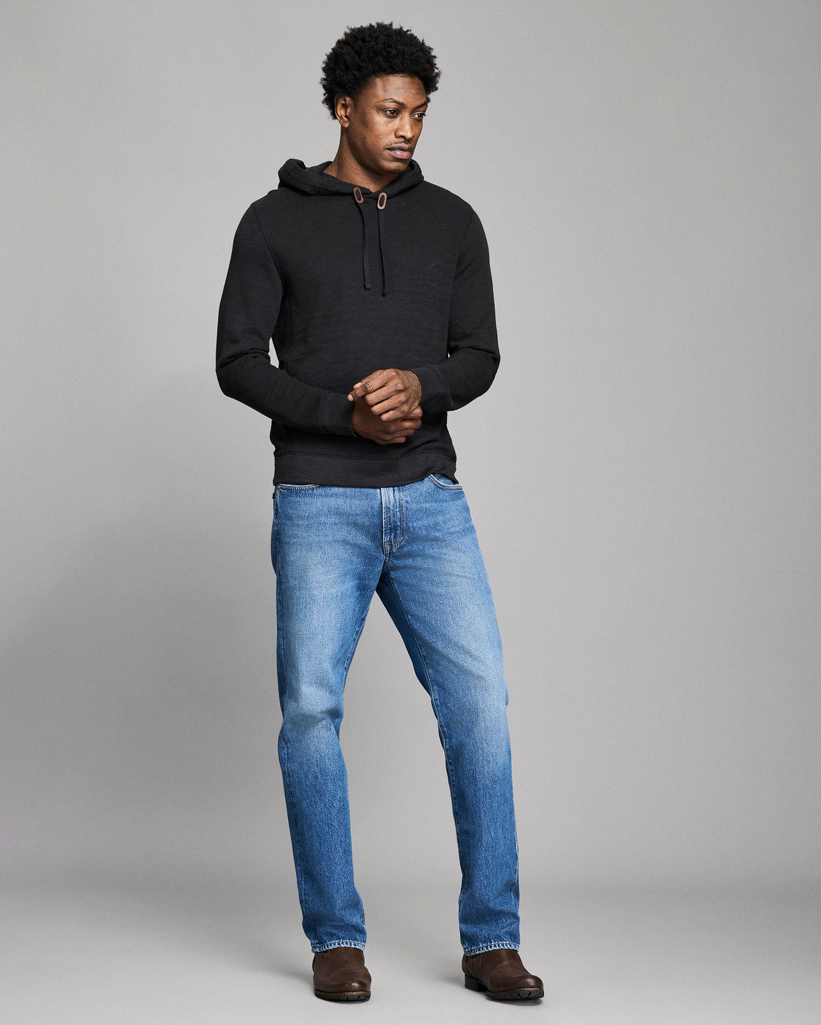 French Terry Hoodie Pullover