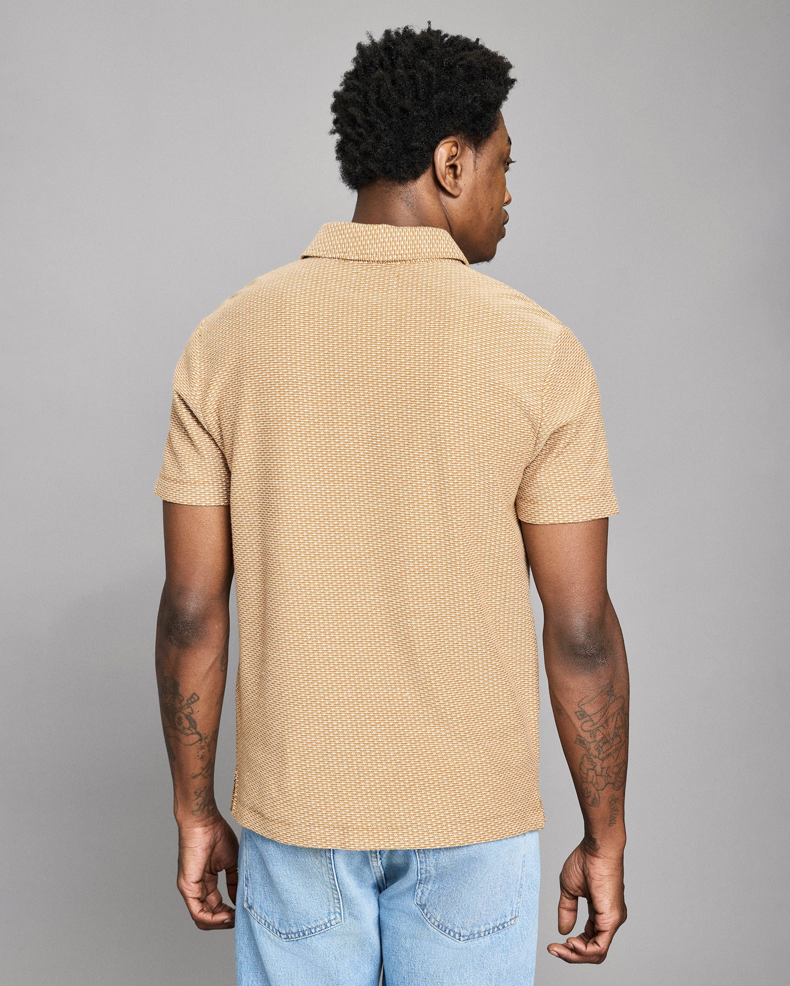 Domino Jacquard Polo