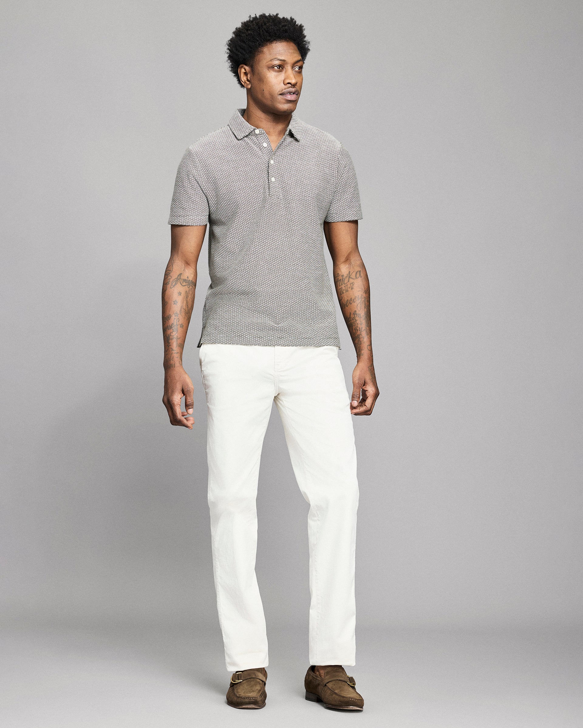 Domino Jacquard Polo