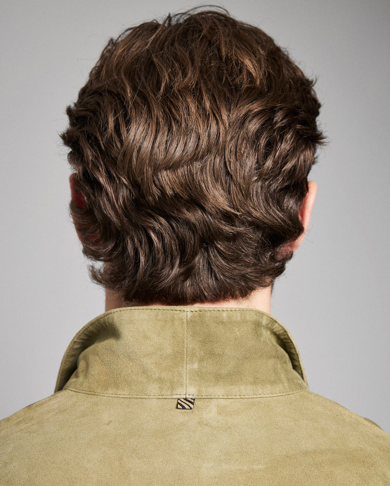 Suede Harrington Jacket