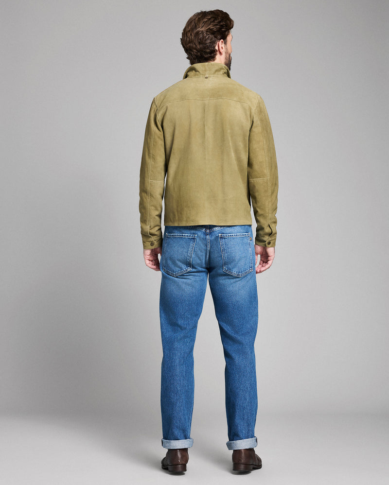 Suede Harrington Jacket
