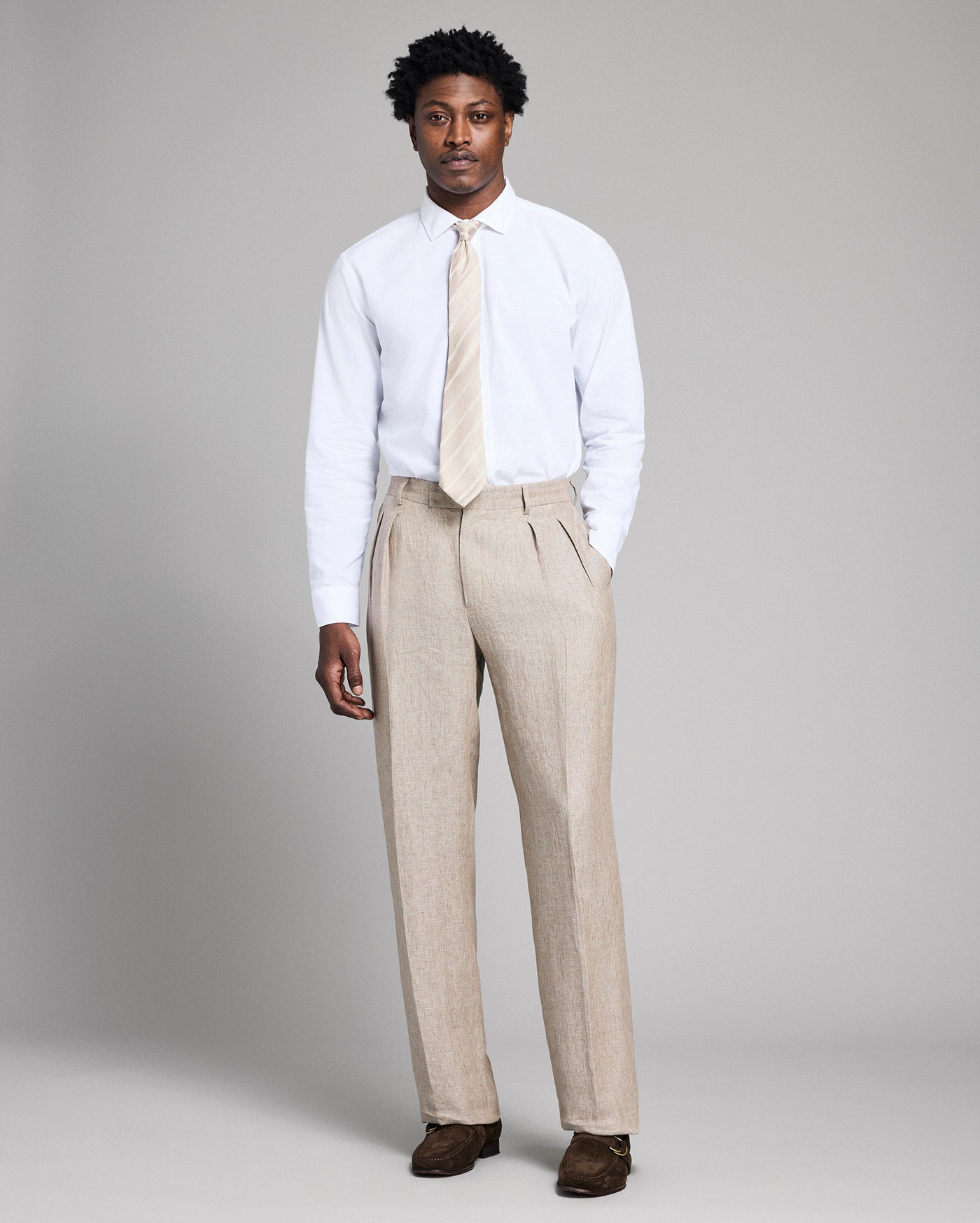 Model is 6'2" wearing size 32.