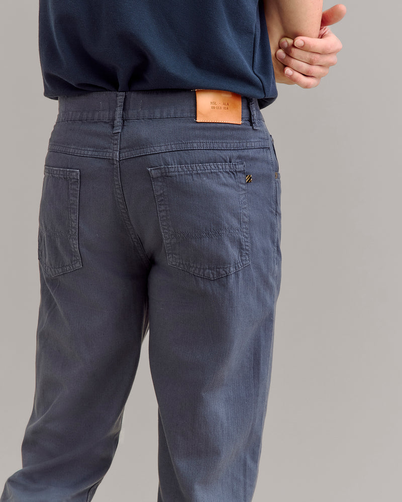 Cotton Linen 5 Pocket Pant