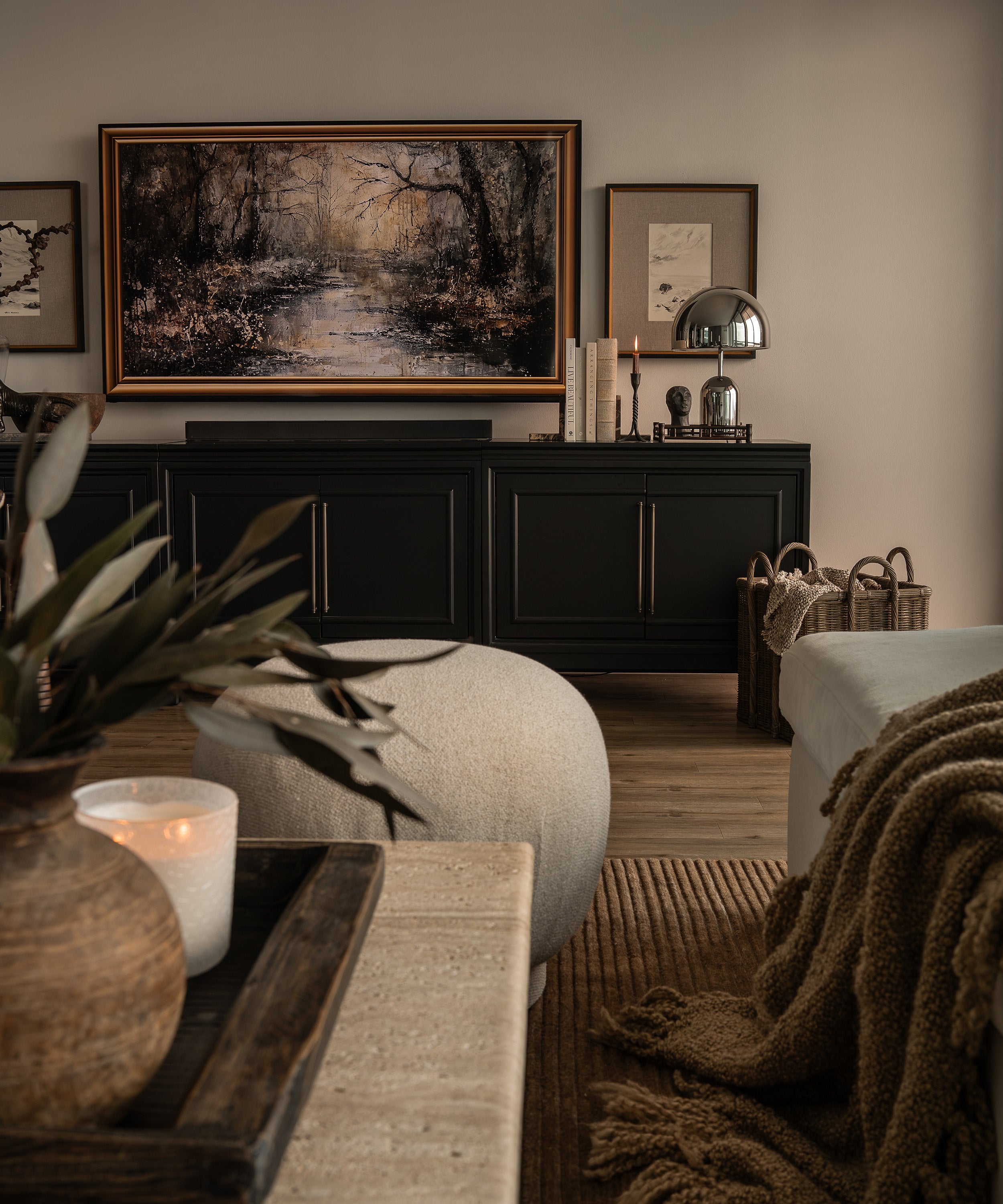A thoughtfully designed interior room set up by Thomas Trust.