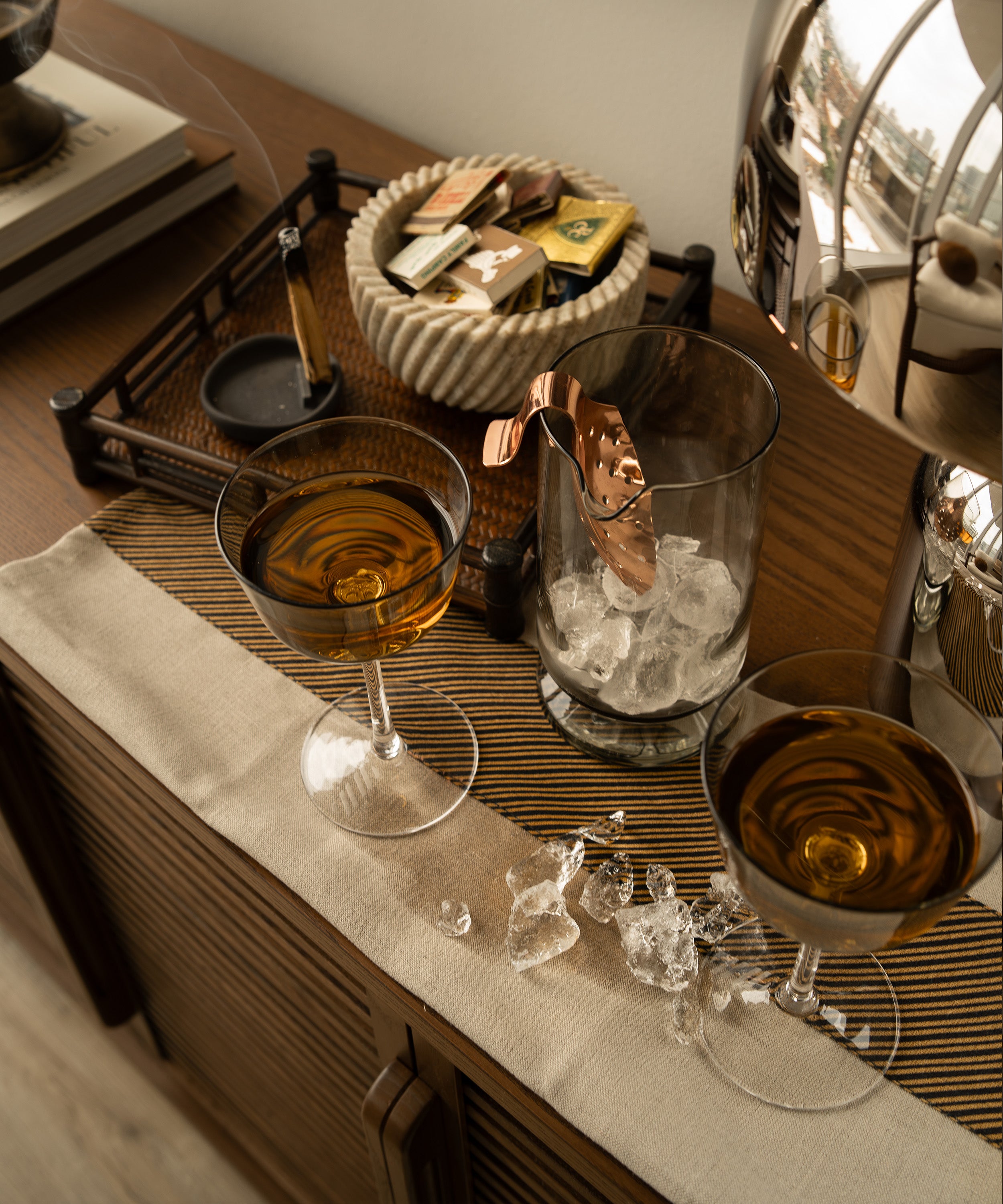 Billy Reid x Williams Sonoma barware.