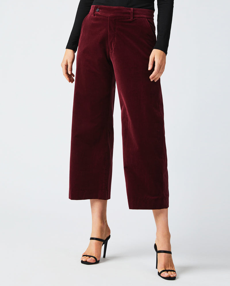 Tab Cropped Trouser