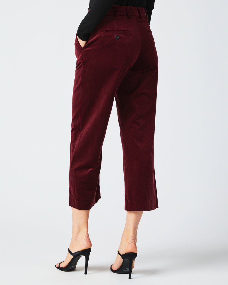 Tab Cropped Trouser