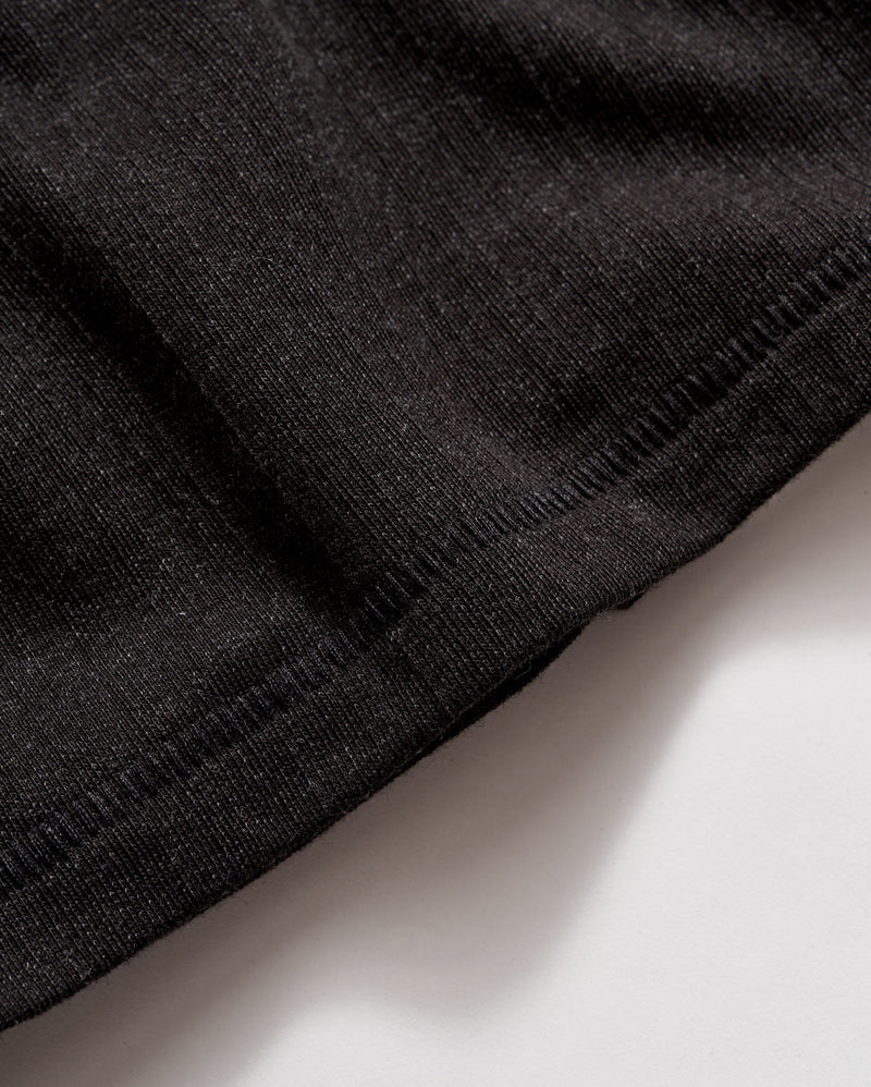Long Sleeve Herringbone Polo