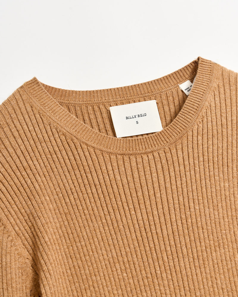 Long Sleeve Rib Crew