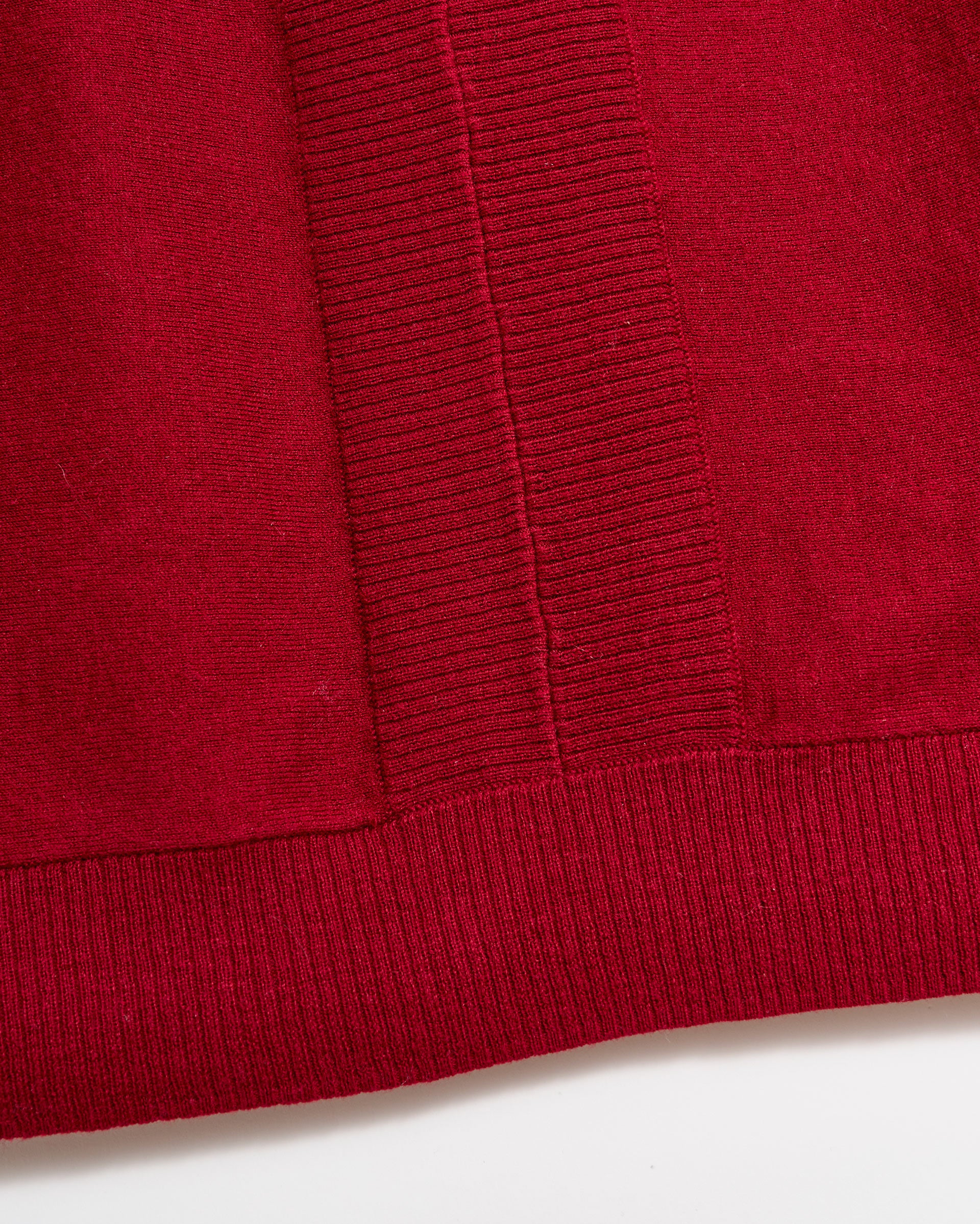 Wool Cashmere V Neck Dolman