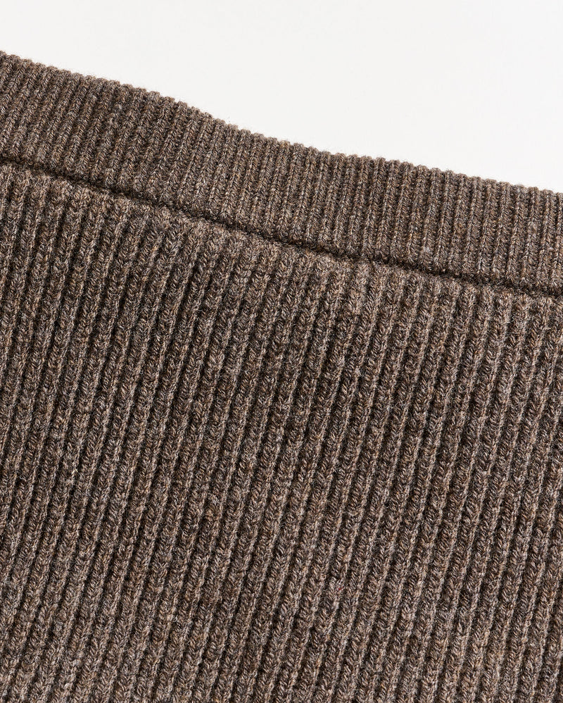Straight Rib Sweater Skirt