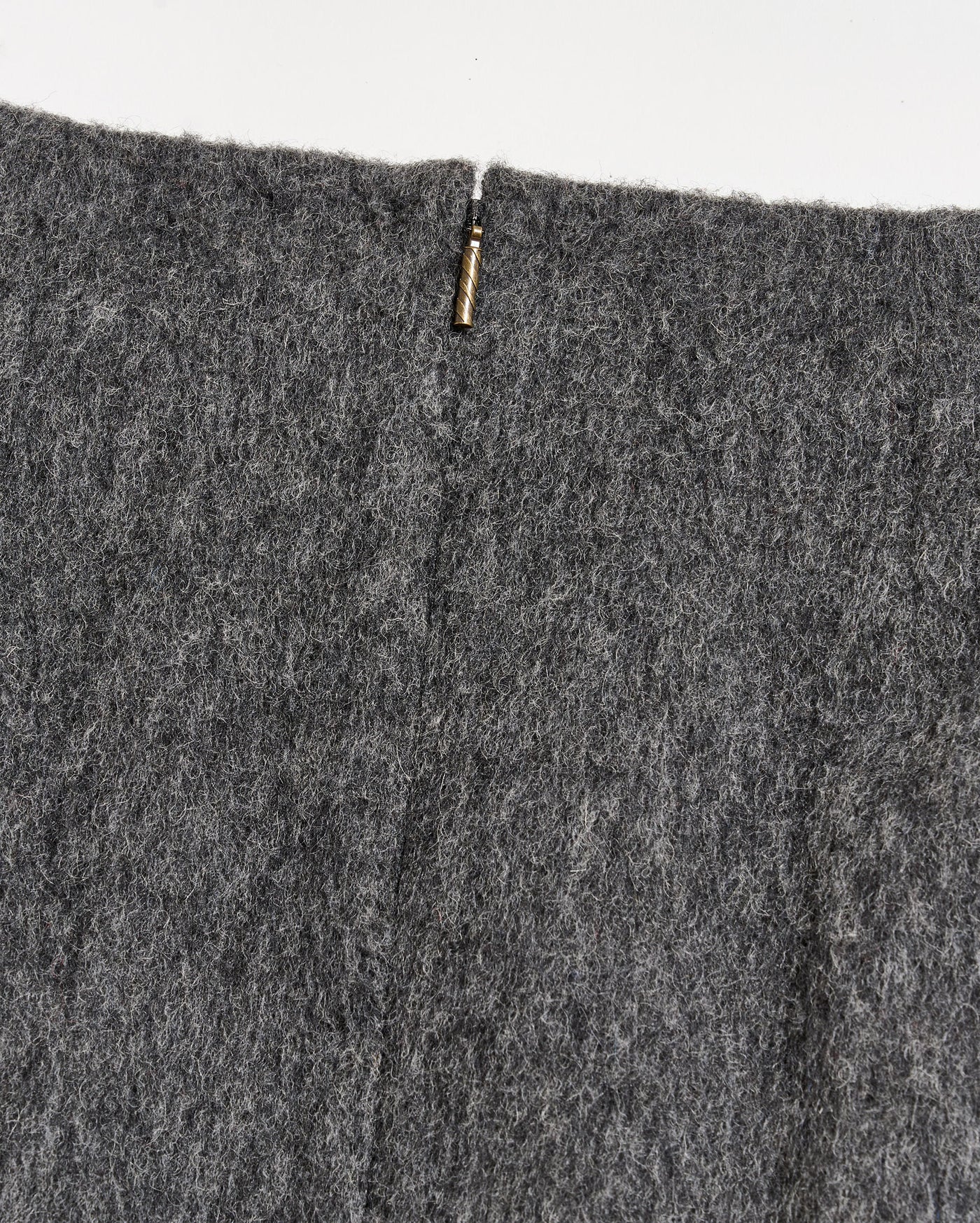Blanket Wrap Skirt in Charcoal