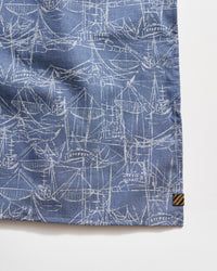 Melange Shrimp Boat Bandana in Dark Denim