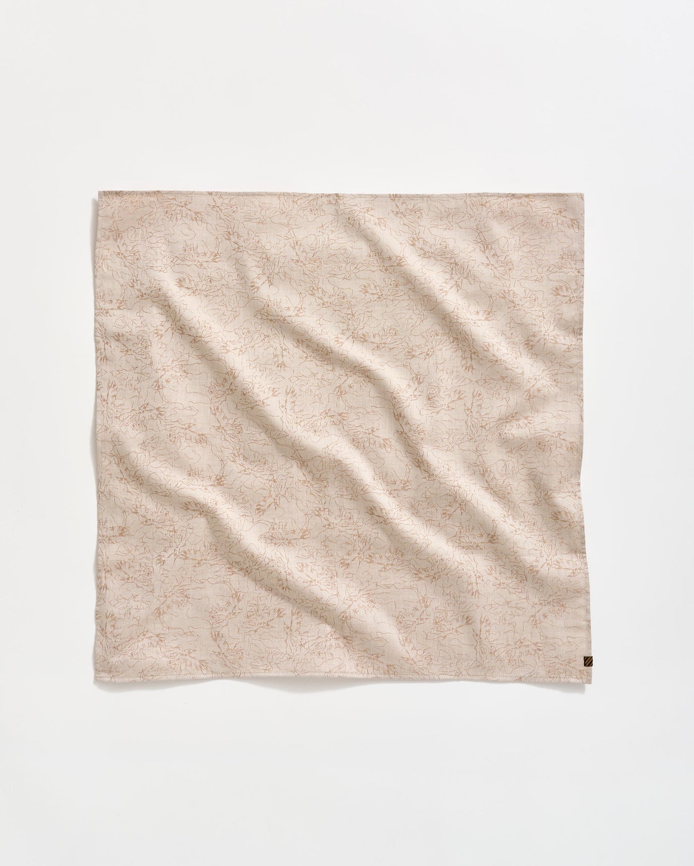 Melange Yellowhammer Bandana in Tinted White
