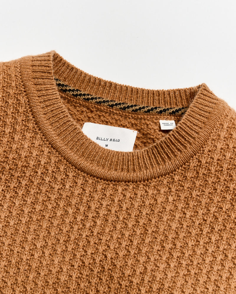 Textured Cashmere Crew