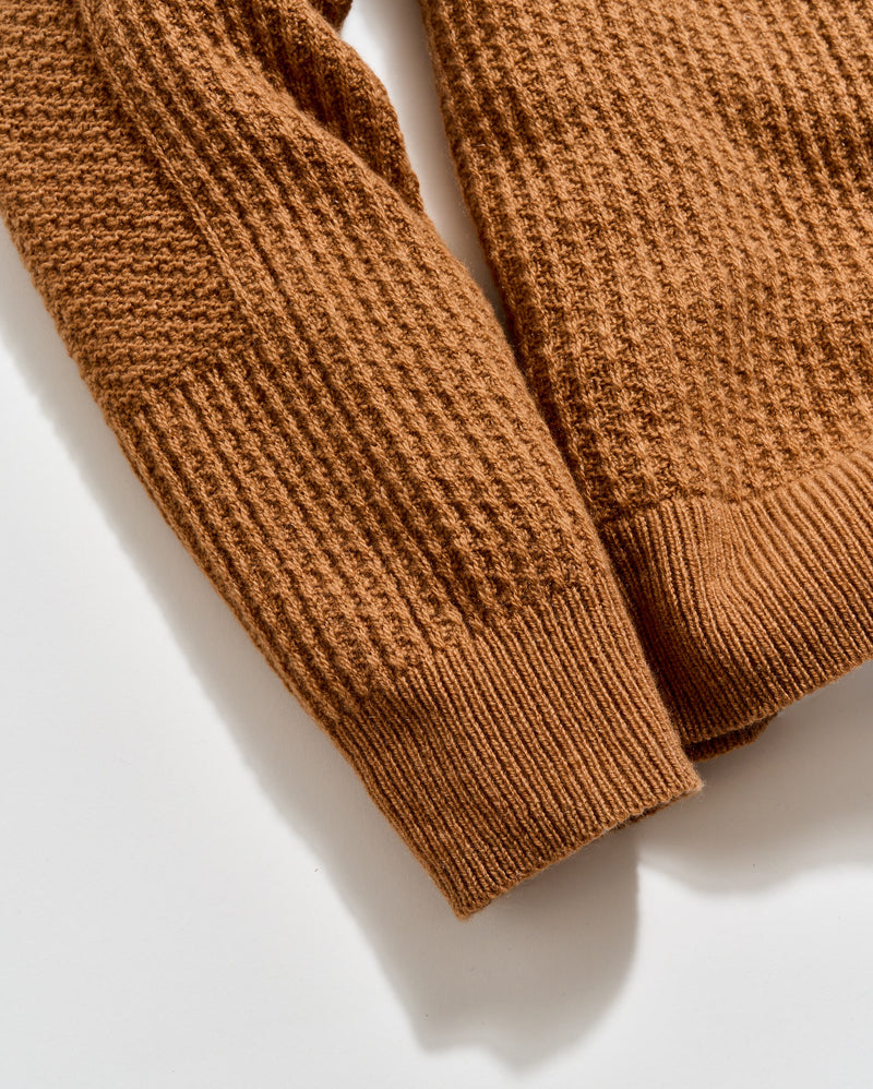 Textured Cashmere Crew