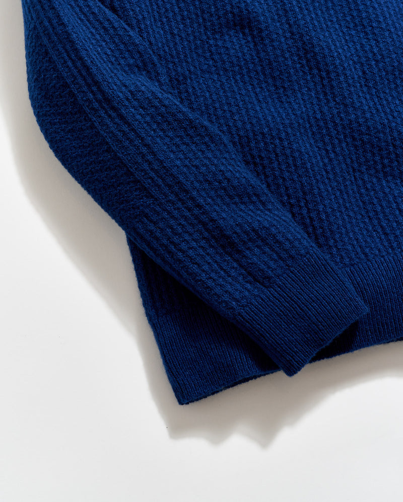 Textured Cashmere Crew