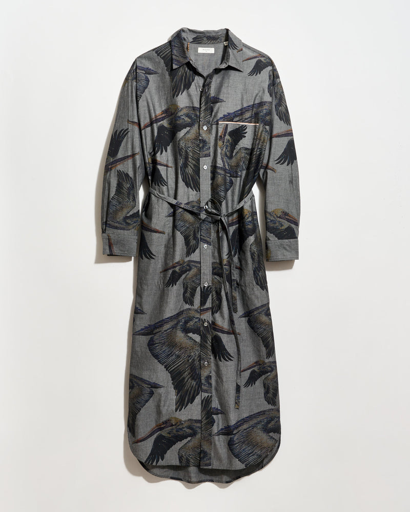 Bradley Gordon x Billy Reid Pelican MSL 1 Pocket Maxi Dress
