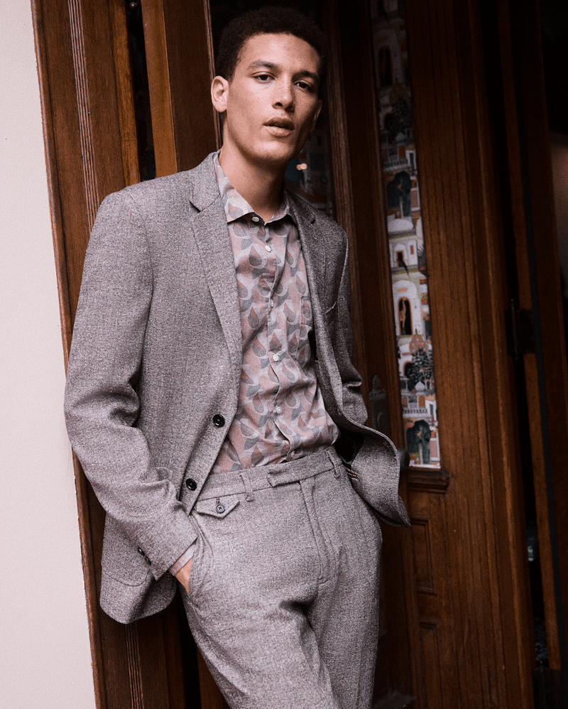 Wool Silk Walton Jacket