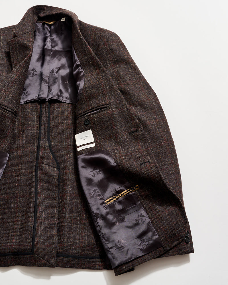 Virgin Wool Plaid Walton Jacket
