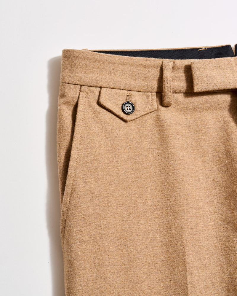 Flannel Flat Front Trouser