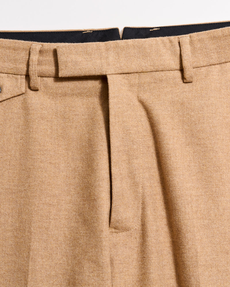 Flannel Flat Front Trouser