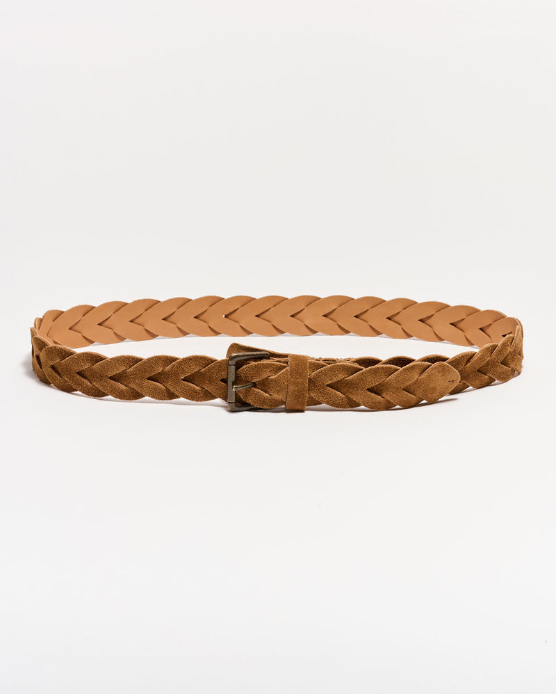 Suede Braided Belt