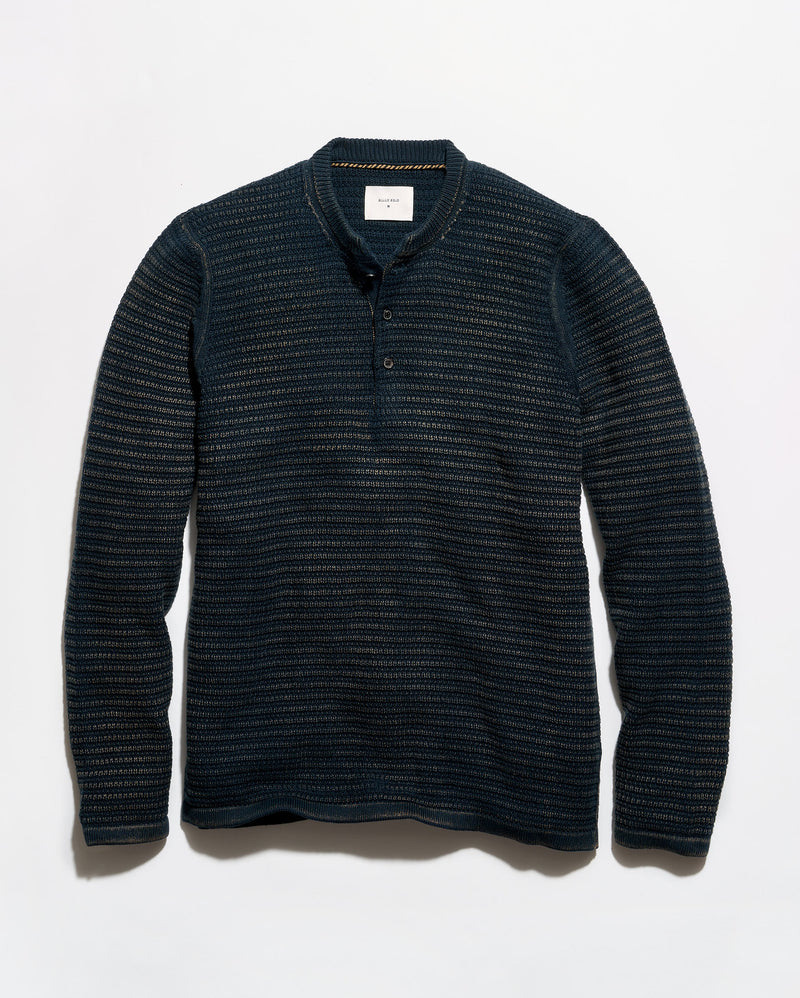 Garment Dyed Links Henley