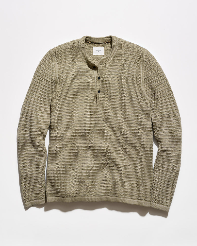 Garment Dyed Links Henley