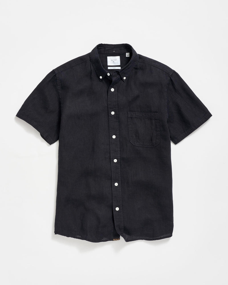 Short Sleeve Linen Tuscumbia Shirt Button Down