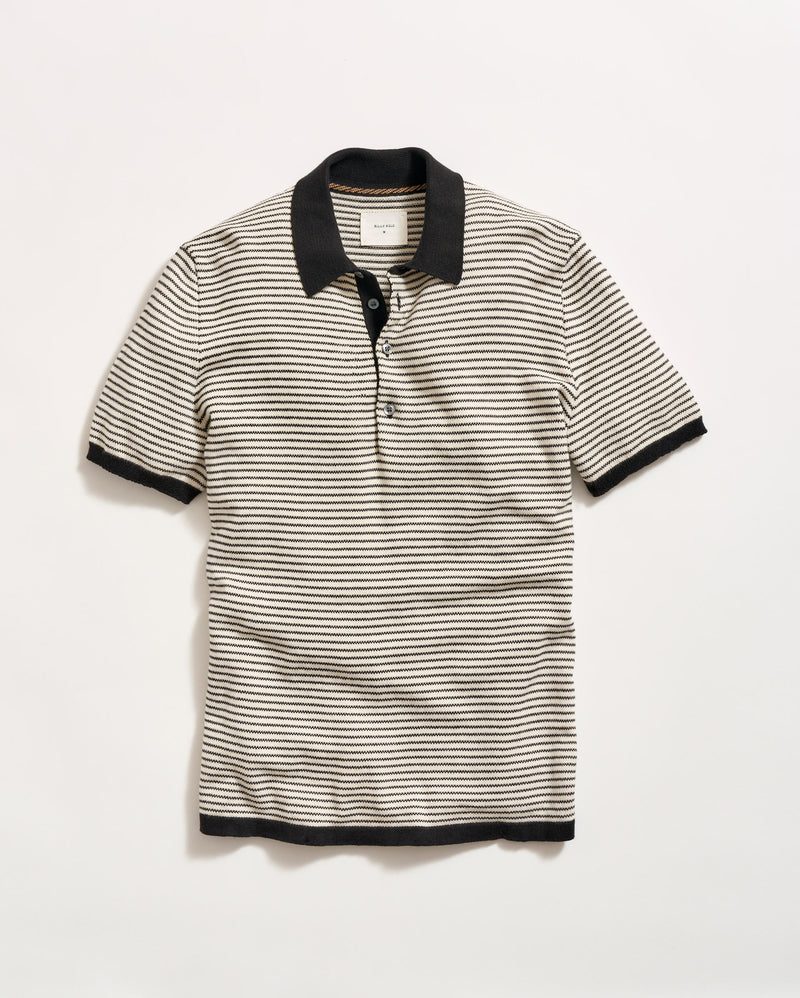 Stripe Sweater Polo
