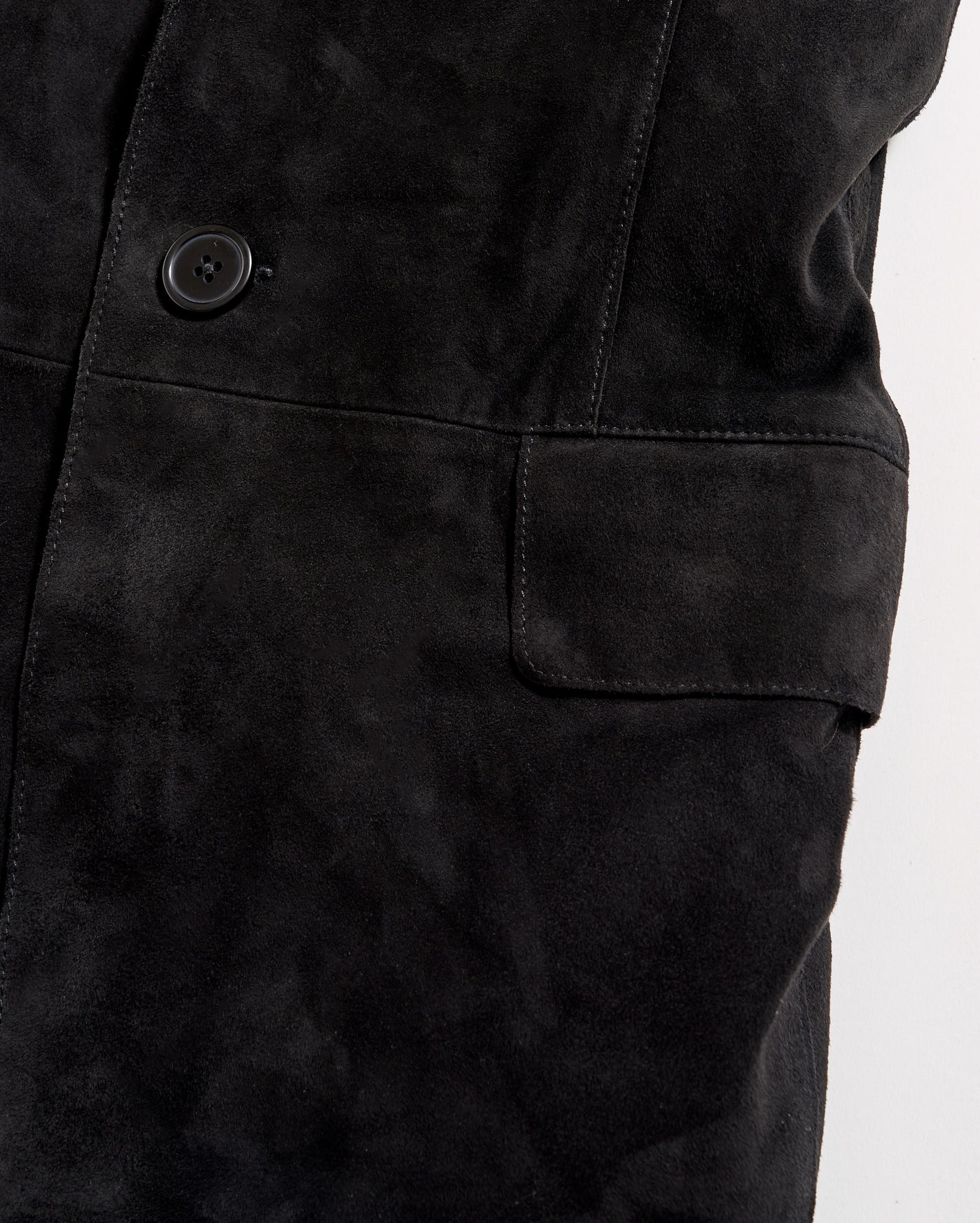 Suede Blazer Vest