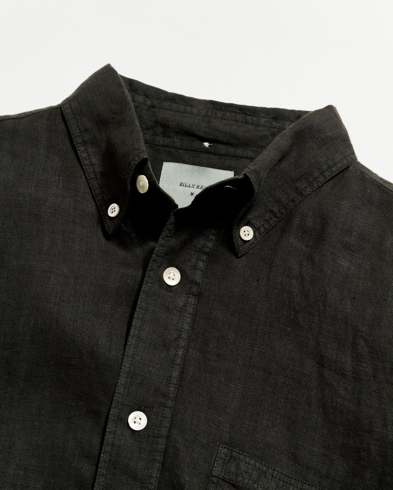 Short Sleeve Linen Tuscumbia Shirt Button Down