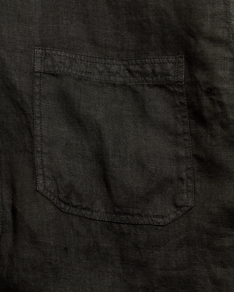 Short Sleeve Linen Tuscumbia Shirt Button Down