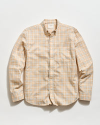 Plaid shirt on a white background