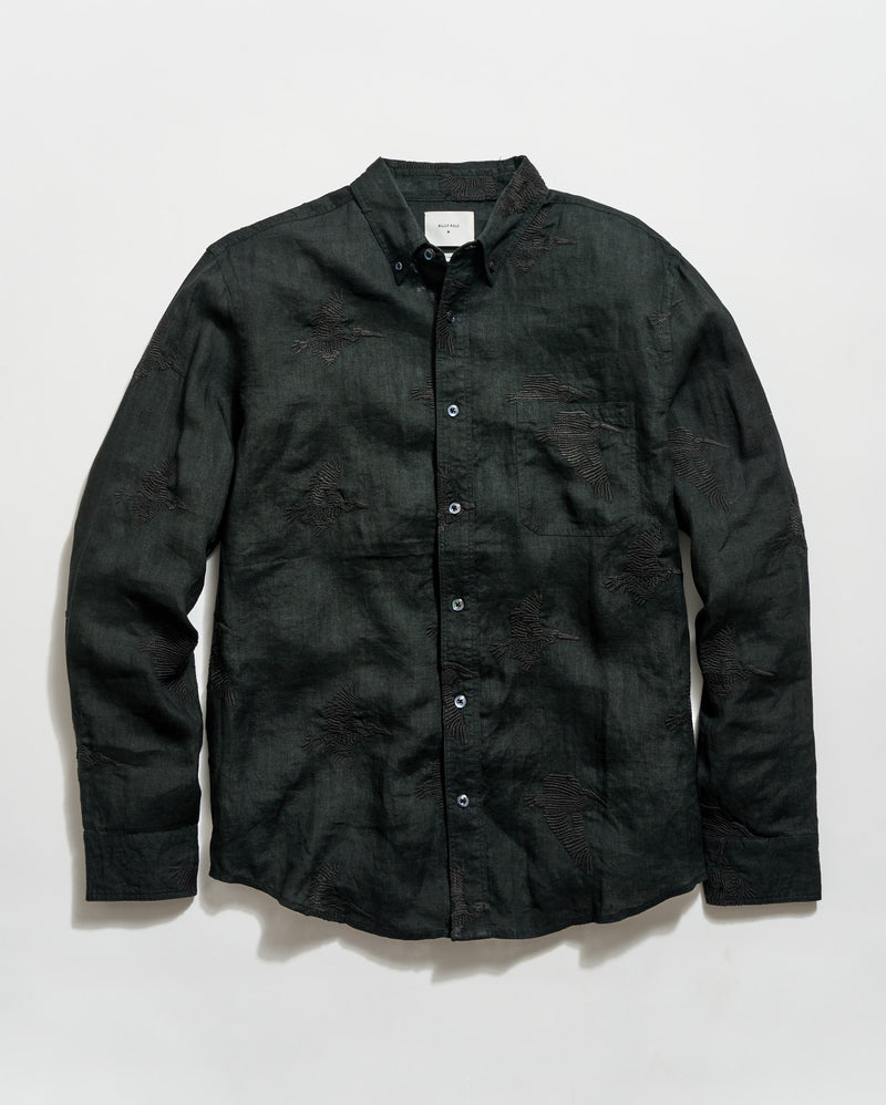 Embroidered Pelican Tuscumbia Shirt Button Down