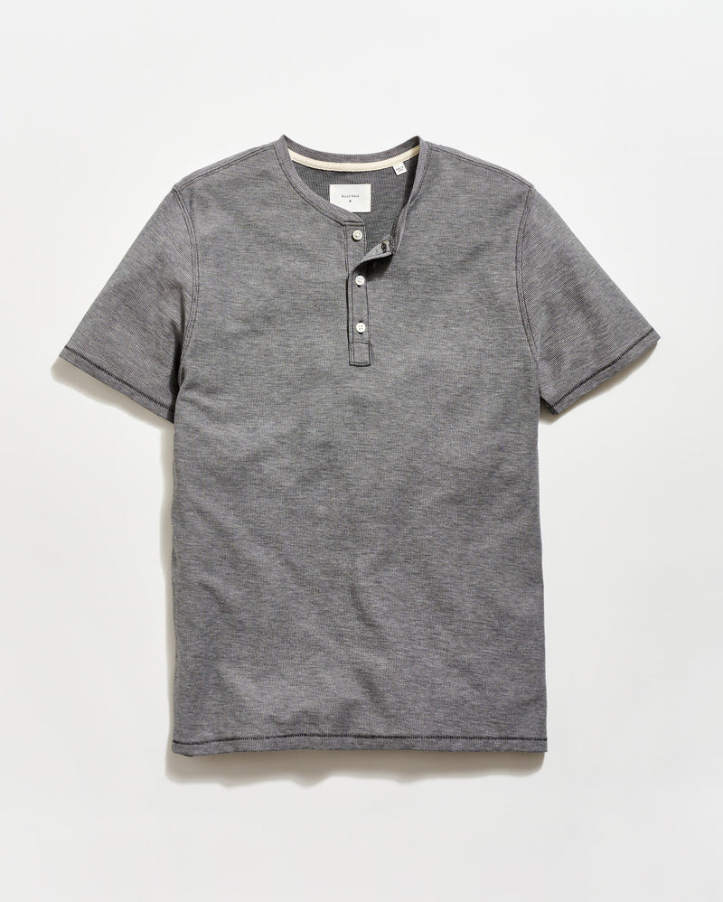 Short Sleeve Birdseye Henley