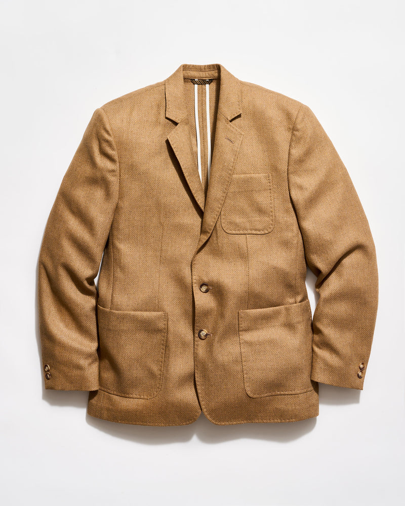 Hopsack Silk Wool Archie Jacket