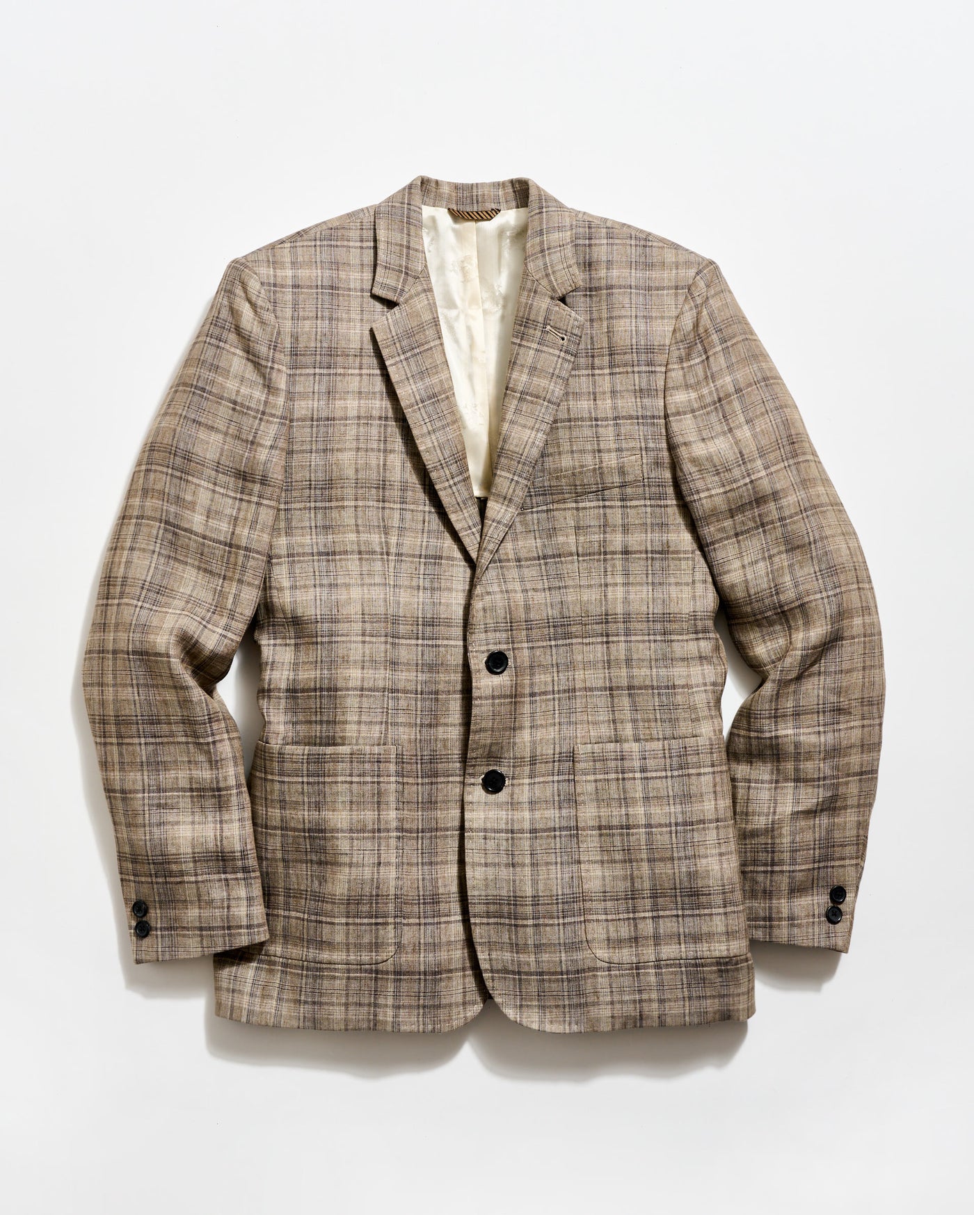 Plaid Linen Walton Jacket