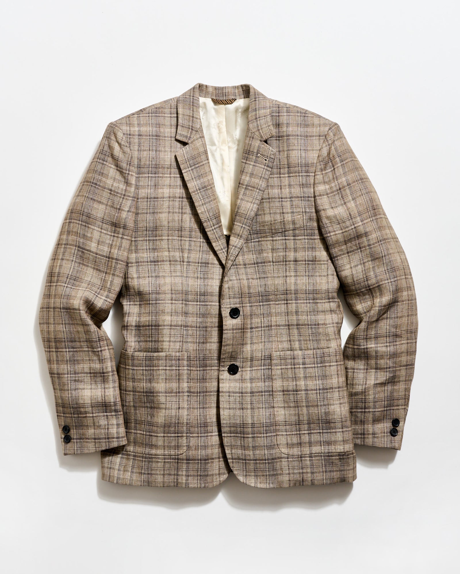 Plaid Linen Walton Jacket