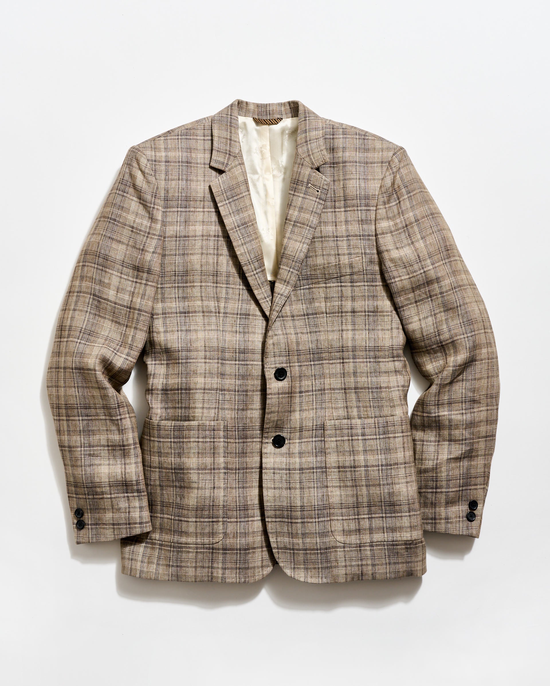 Plaid Linen Walton Jacket