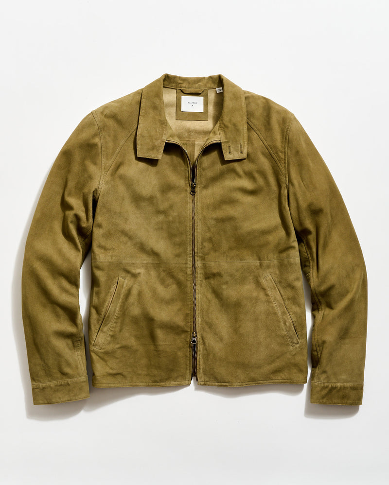 Suede Harrington Jacket